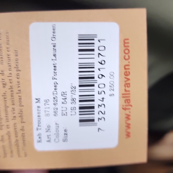 Fjällräven G-1000 KEB TROUSERS Men's Multiple Sizes - Picture 8 of 8